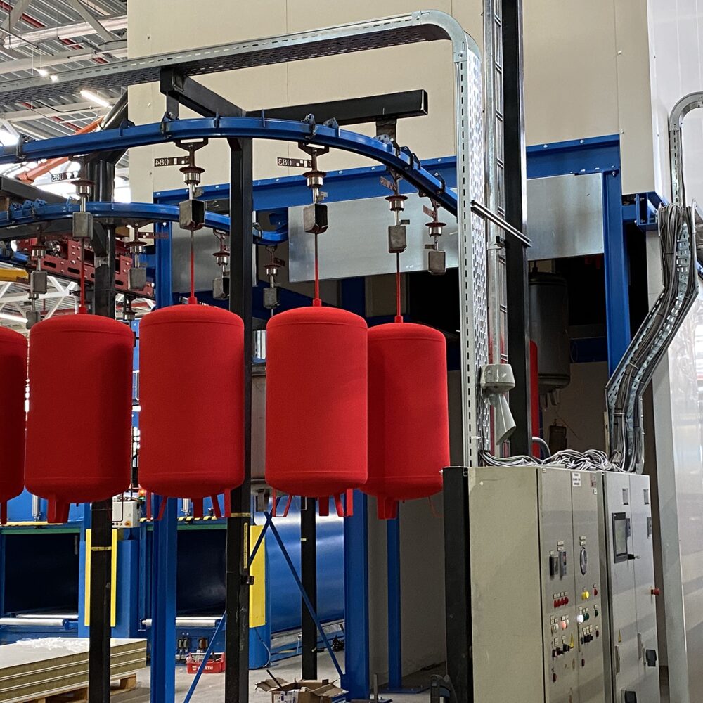 Расширительные баки Flamco на производственной линии