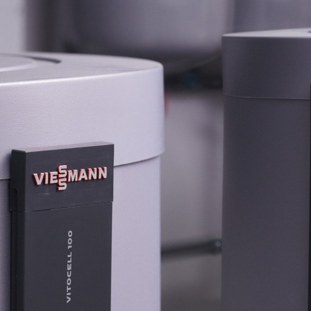 Бойлер Viessmann Vitocell в технической комнате