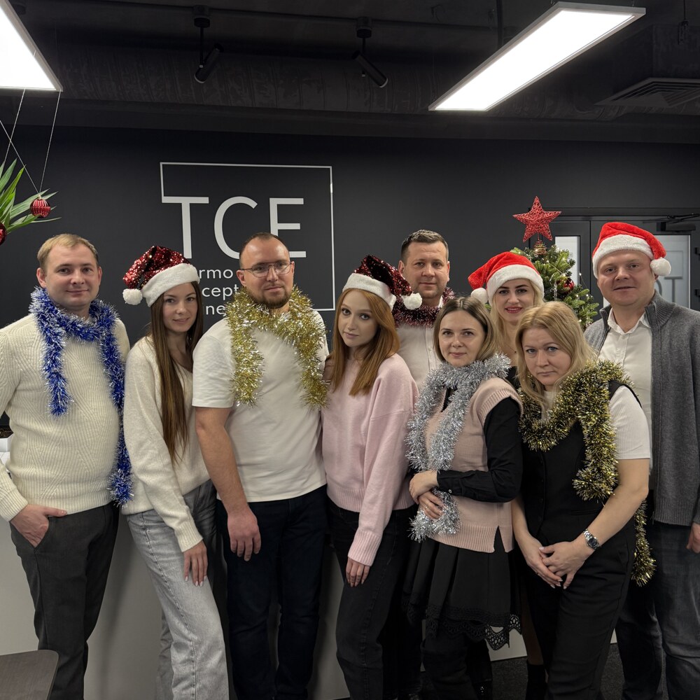 Команда TCE на новогоднем корпоративе